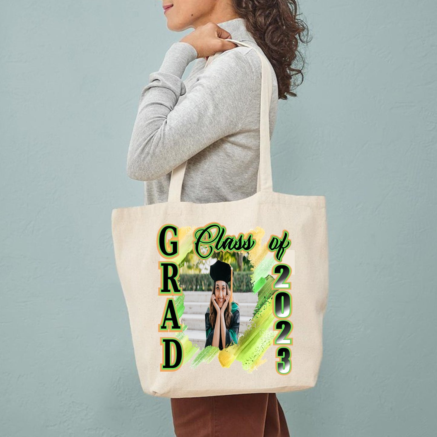 ECONOMY TOTE BAG CUSTOM GRADUATION DESIGNED