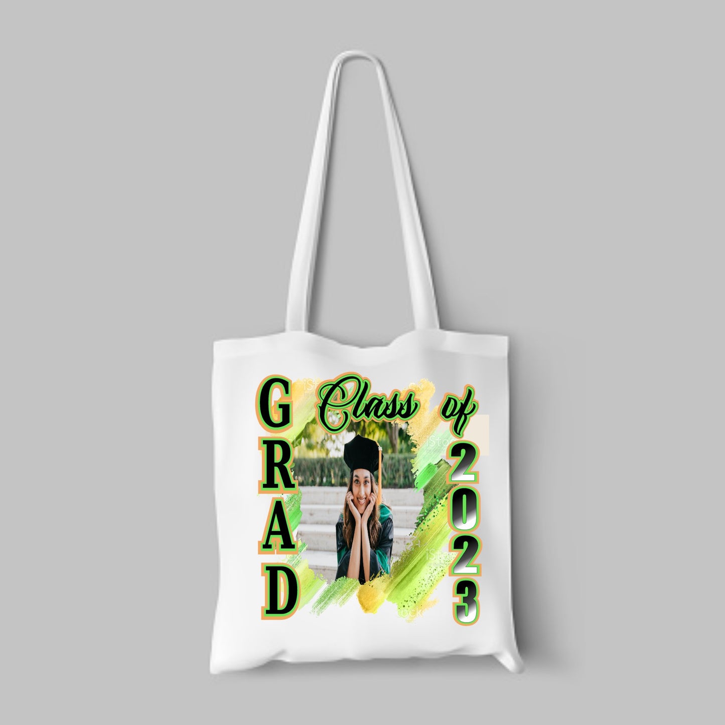 ECONOMY TOTE BAG CUSTOM GRADUATION DESIGNED